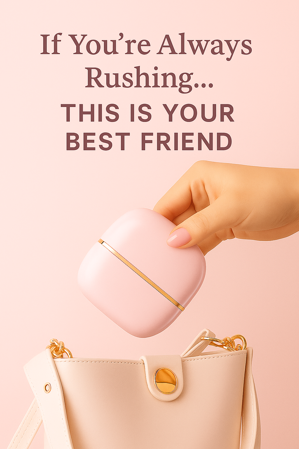 Glam Brush Mini Straightener – Smooth, Sleek, and Effortless… Anywhere You Go