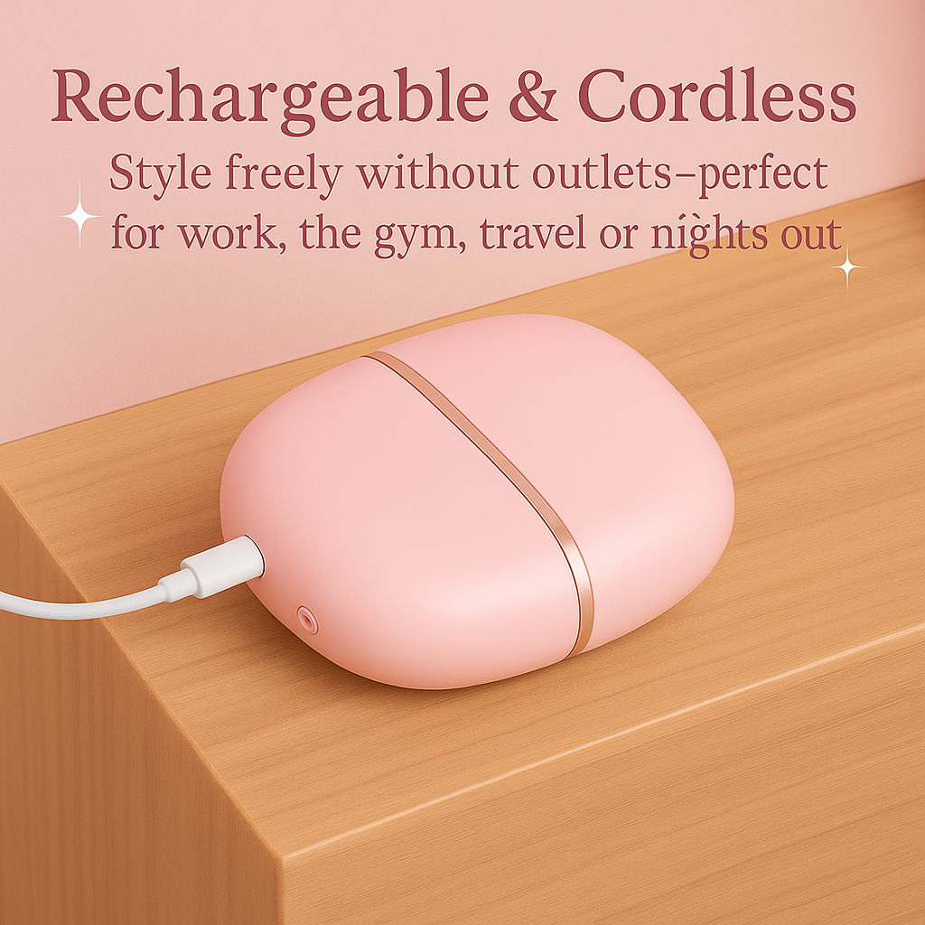 Glam Brush Mini Straightener – Smooth, Sleek, and Effortless… Anywhere You Go