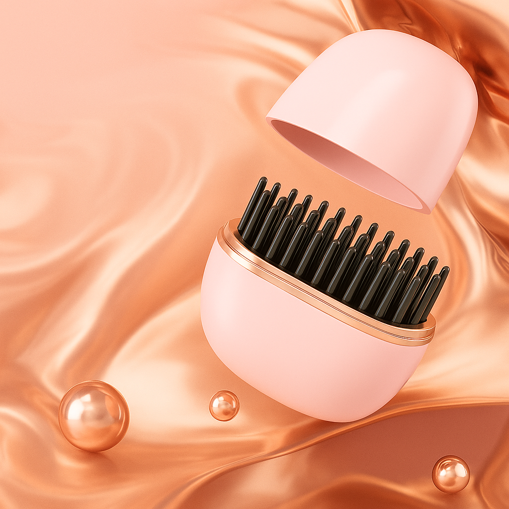 Glam Brush Mini Straightener – Smooth, Sleek, and Effortless… Anywhere You Go