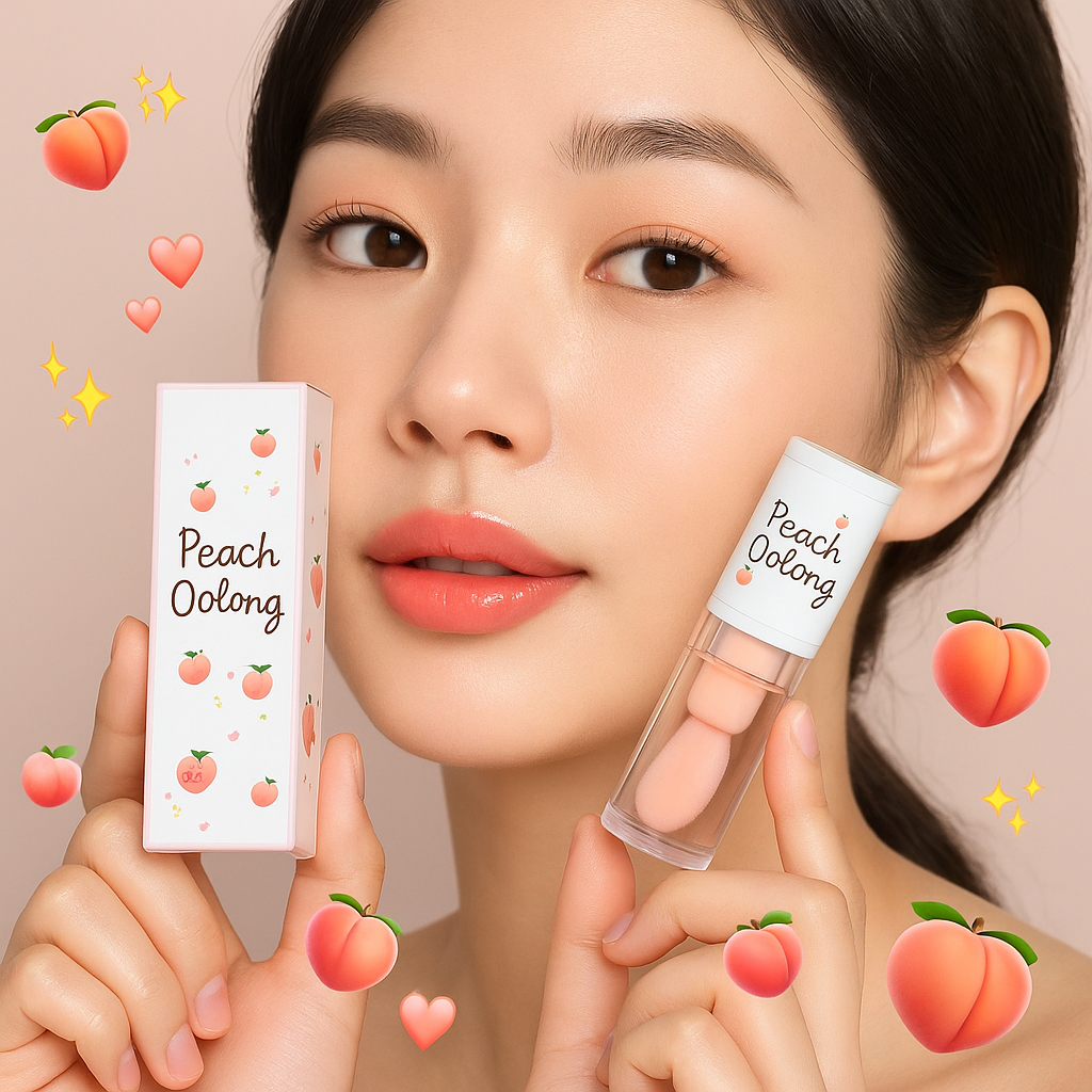 Mirveau Peachy Oolong Lip Ink – Moisturizing Care with a Sweet Peach Twist