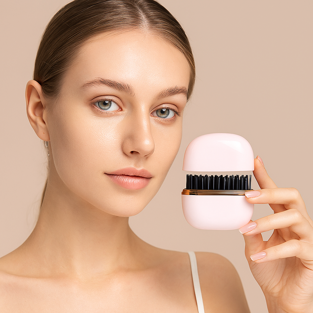 Glam Brush Mini Straightener – Smooth, Sleek, and Effortless… Anywhere You Go
