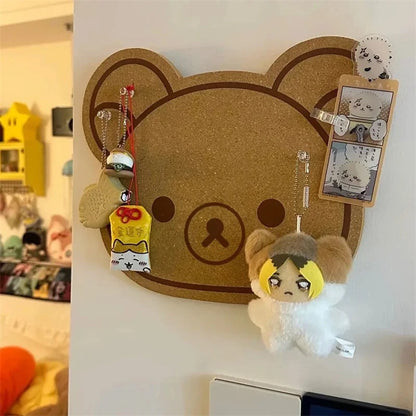 Adorable Bear Felt Board – Perfect for Photos, Notes, or Messages.